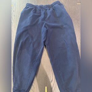 Garage Navy Ankle-Length Pants